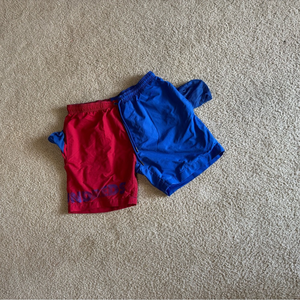 Billionaire Boys Club Red and Blue Hybrid Shorts